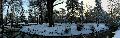 Giardini con neve