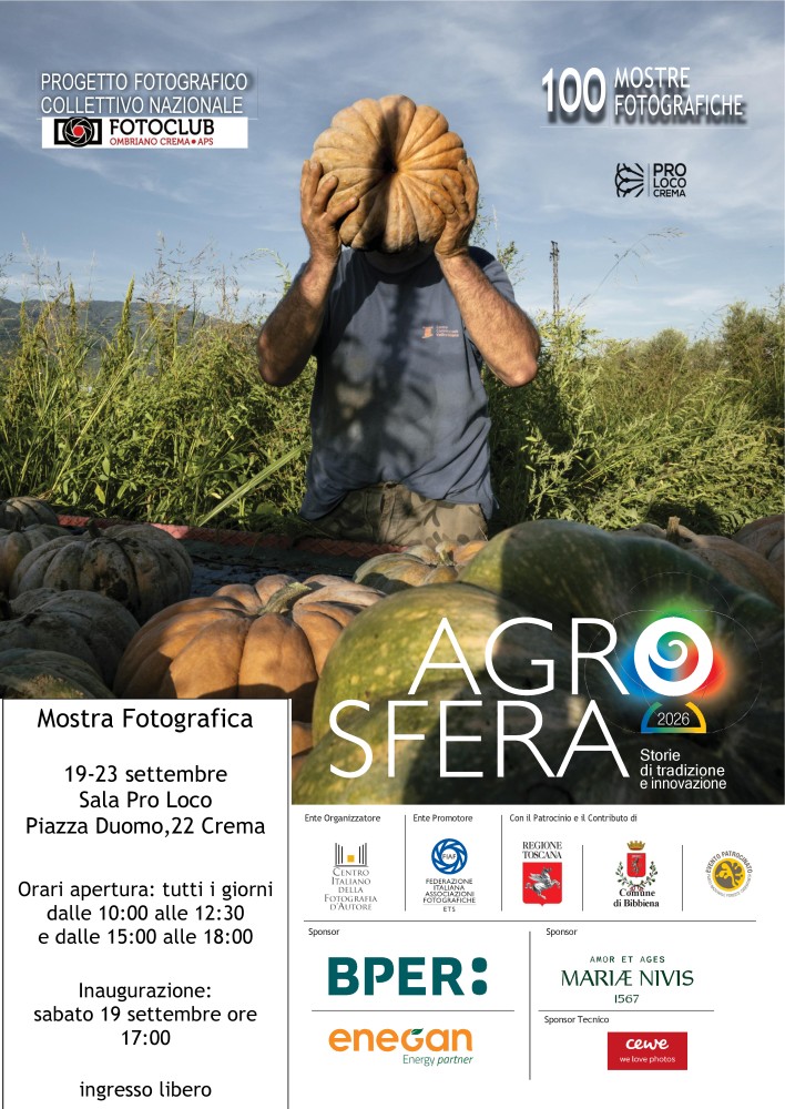 Agrosfera - Mostra fotografica - Dal19 al 23 settembre 2026